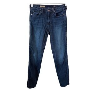 AG Adriano Goldschmied The Prima Mid Rise Cigarette Dark Wash Women Jeans‎